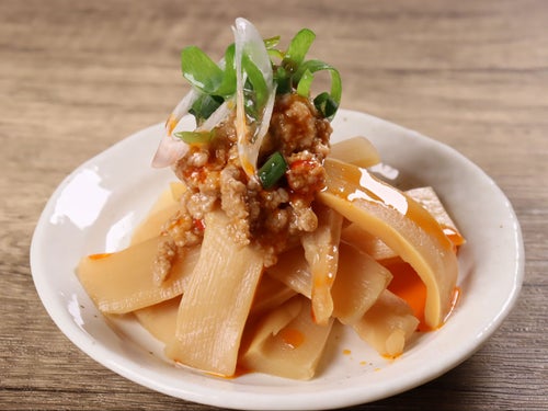 やみつき！にんにく肉メンマ